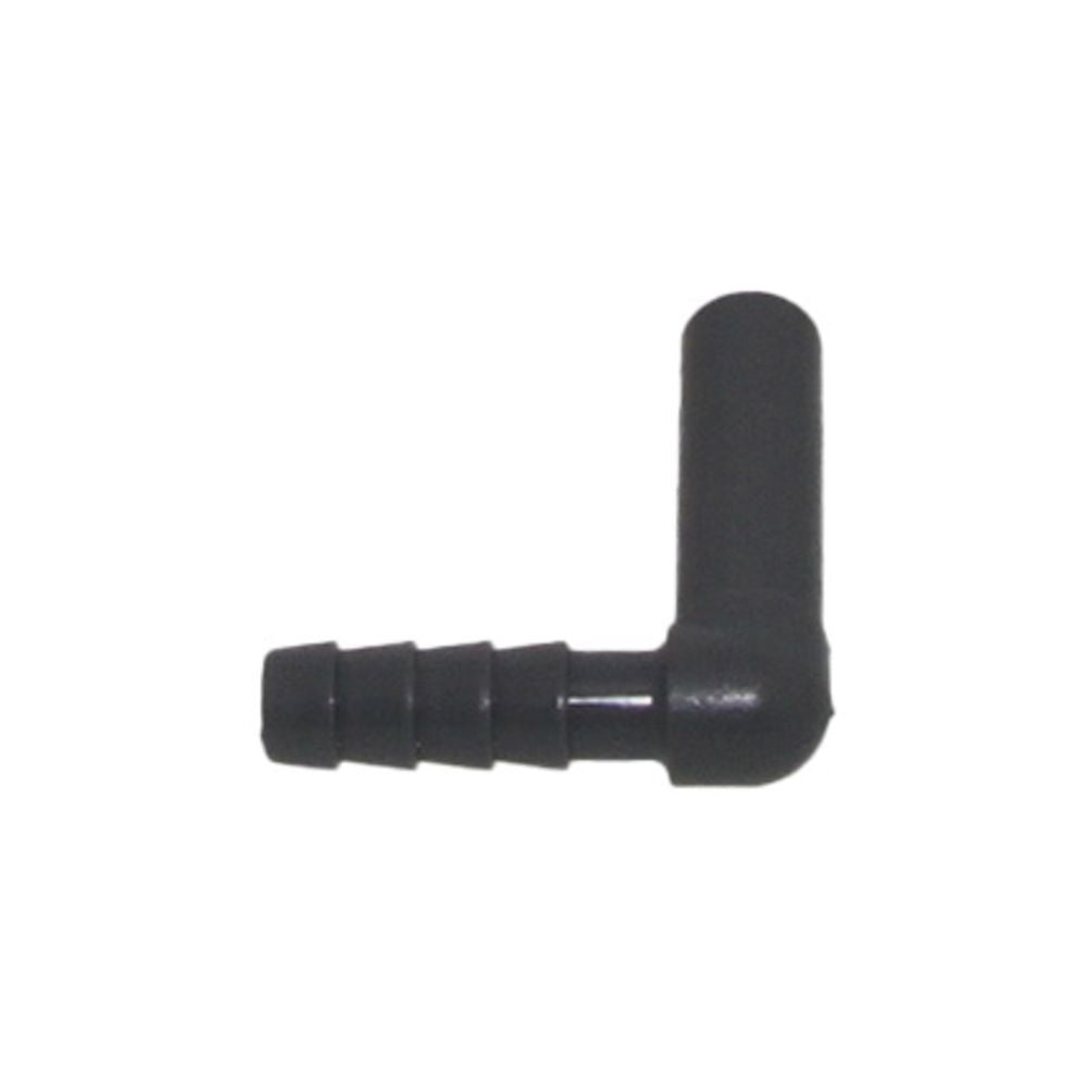 John Guest Stem Elbow Barb Connector  - 5/16 OD Stem x 1/4 ID Barb