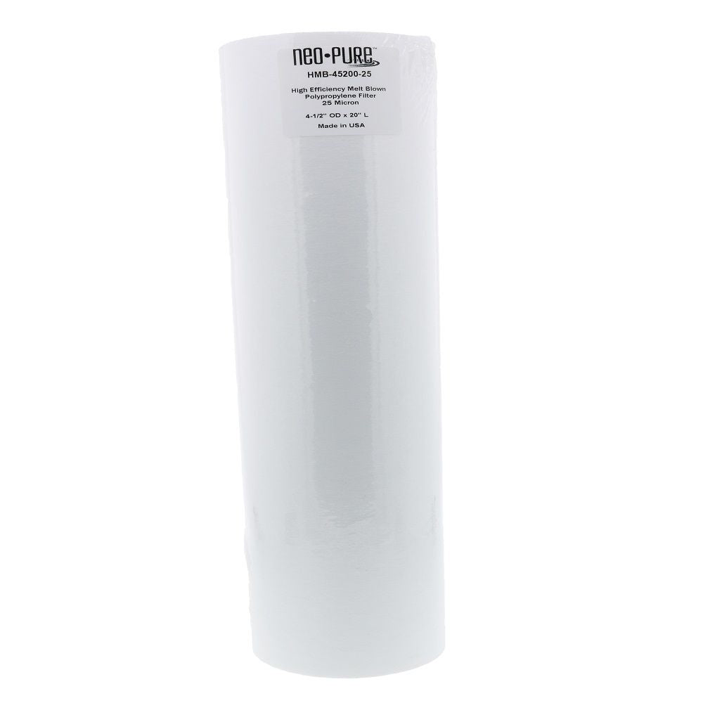 Neo-Pure HMB-45200-25 20" High Efficiency Meltblown Filter 25 Micron