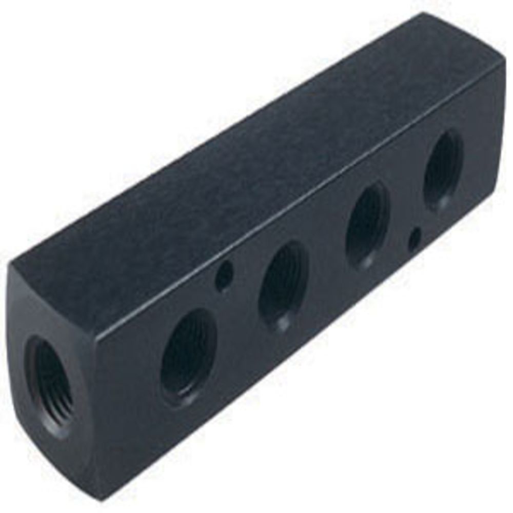 4M4 - 4 Port Anodized Aluminum Manifold 1/4 NPT,All Products : American Fashion Style Bags On Sale