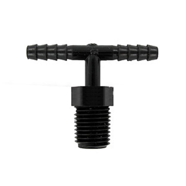 Barb Tee x Male Branch - 3/16 ID x 1/4 MNPT