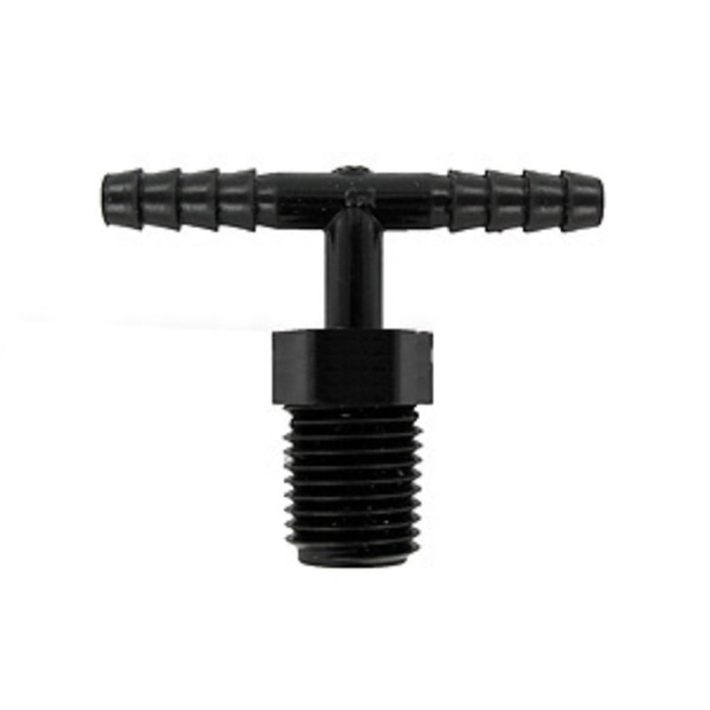 Barb Tee x Male Branch - 3/16 ID x 1/4 MNPT