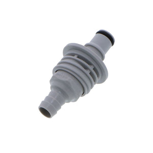 NS4D42006 Valved Panel Mount Hose Barb Coupling Insert 3/8 ID Barb