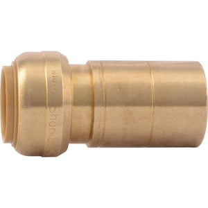 SharkBite® U724LF Lead-Free Brass Push-to-Connect Reducing Stem - 3/4" x 1" CTS