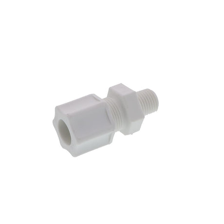 JACO 10-8-4-P-O Polypropylene Male Connector 1/2 OD Tube x 1/4 MPT