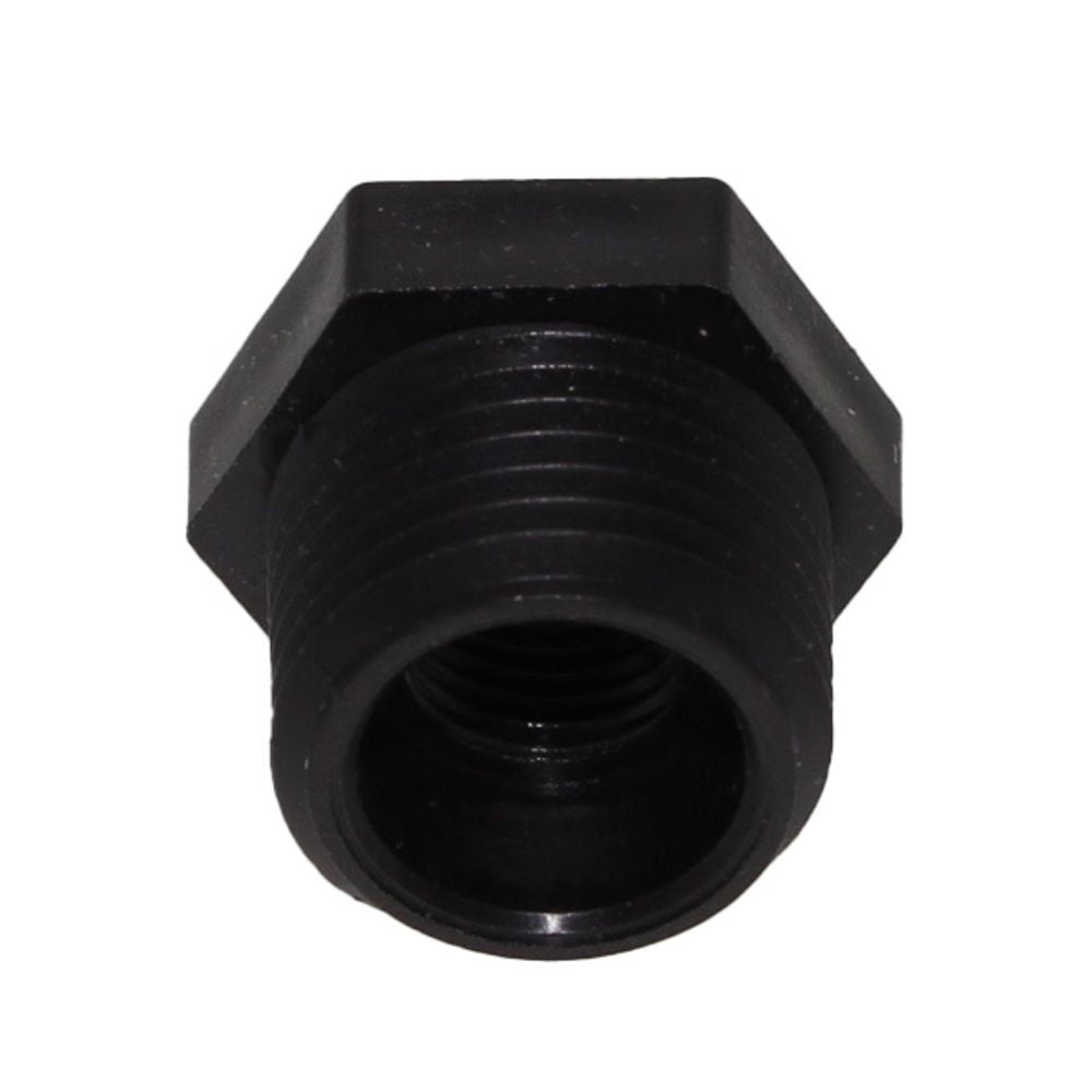 Bushing 1/2" MNPT x 1/8" FNPT - Polypropene Black