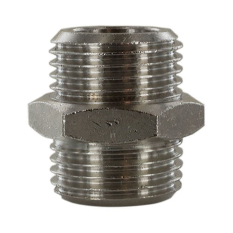 Parker Legris Nickel Plate Brass 1/2" BSPP x 1/2" BSPP