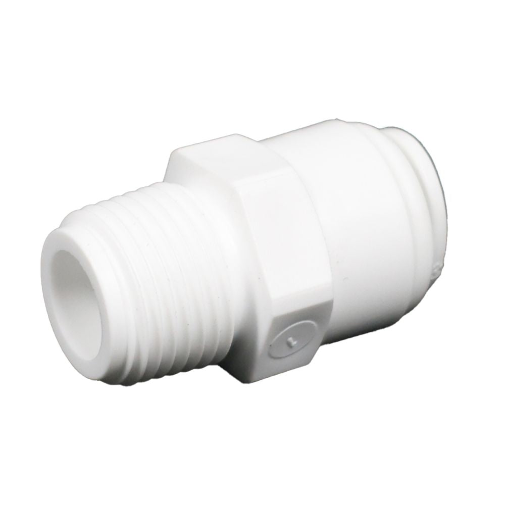 Male Connector Acetal 3/8 qc x 3/8 MNPT