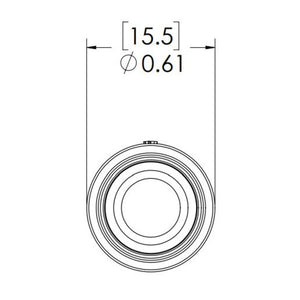 LinkTech 50AC InLine Plug, NV, 3/8" HB