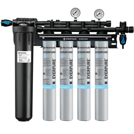 Everpure EV932477 Insurice Quad PF-7SI Water Filter System with Pre-Filter