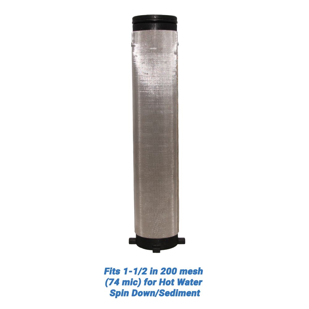 Rusco/Vu-Flow Hot Water Filter Screens for Spin-Down/Sediment Filters - Fits 3/4 in 60 mesh [254 mic] for Hot Water Spin Down/Sediment