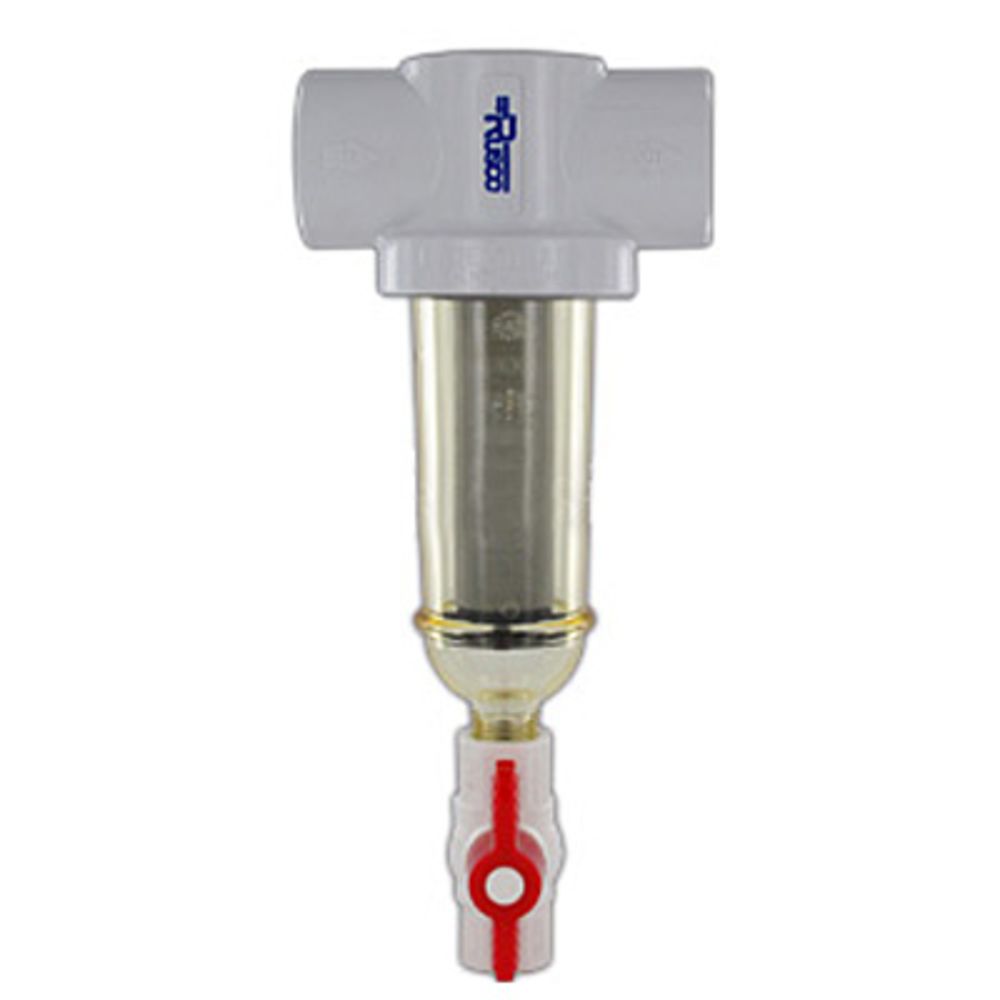 Rusco Chemically Resistant Spin Down Filter T Style 3/4" SS - 140 Mesh [104 micron]