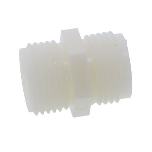 Garden Hose Hex Nipple Nylon  - 3/4 MGHT x 3/4 MGHT
