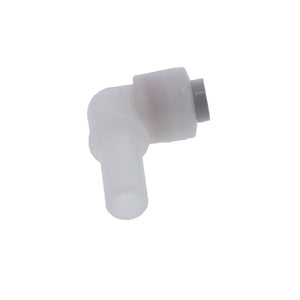Kynar PVDF Tube Elbow Union Stem - 1/4 x 3/8