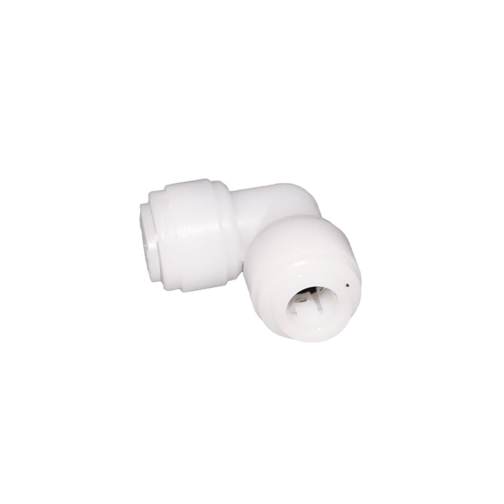 NeoFit - Acetal Natural White Union Elbow 1/4" tube x 1/4" tube