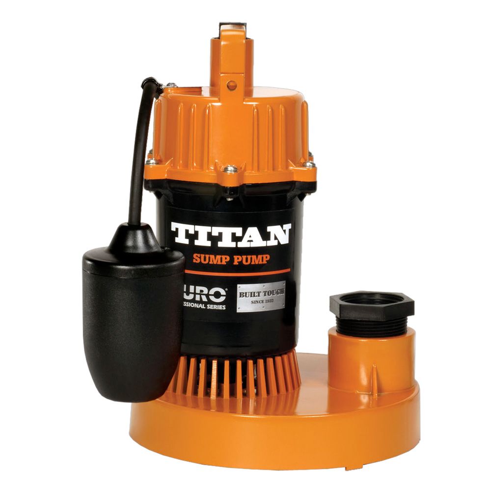 Titan Basement Submersible Sump Pump 1/2 HP - Tethered Float,New Products : American Fashion Style Bags On Sale