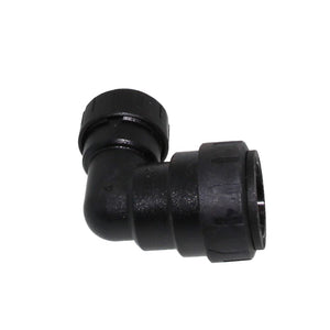 John Guest ProLock Black Reducing Elbow - 3/4 CTS x 1/2 CTS