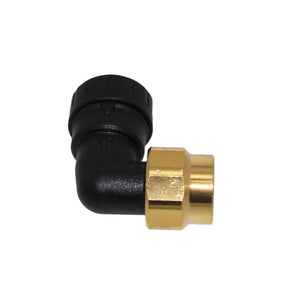 John Guest ProLock Female Elbow Connector NPS - 1/2 CTS x 1/2 NPS