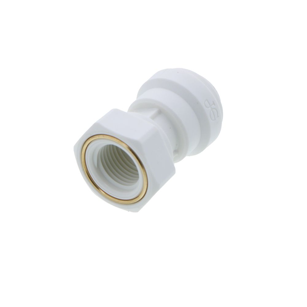 John Guest Female Adapter NPTF Polypro - 1/4 x 1/8 NPTF