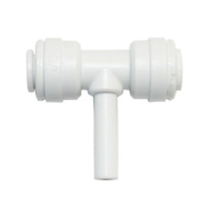 John Guest Branch Stem Tee - 1/4 x 1/4 x 1/4 OD Stem Branch