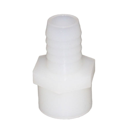 Female Barb Adapter - 5/8 barb x 1/2 FNPT - Natural Nylon