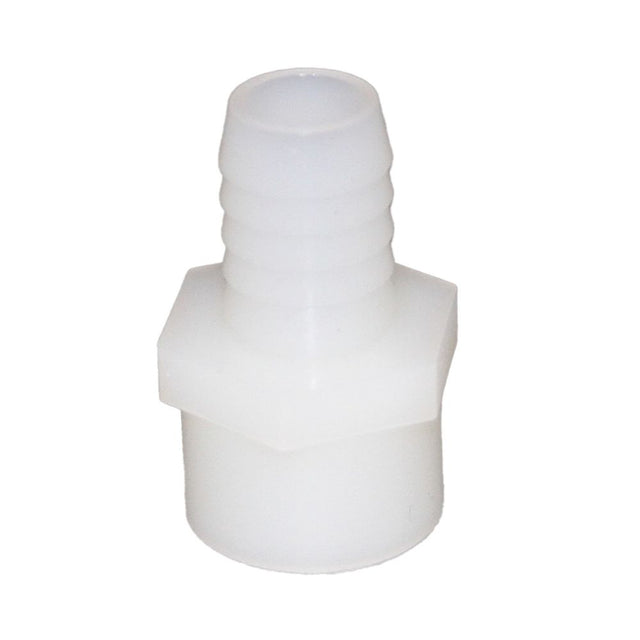 Female Barb Adapter - 5/8 barb x 1/2 FNPT - Natural Nylon