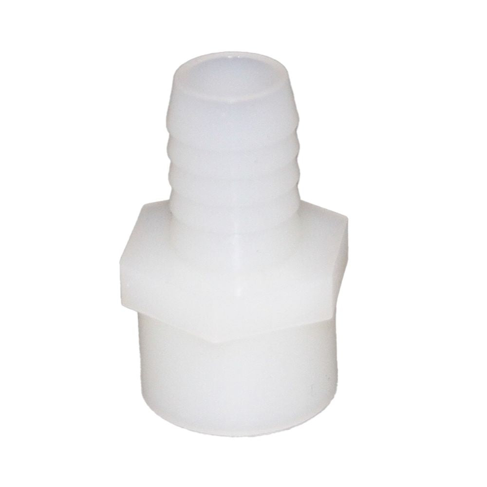 Female Barb Adapter - 5/8 barb x 1/2 FNPT - Natural Nylon