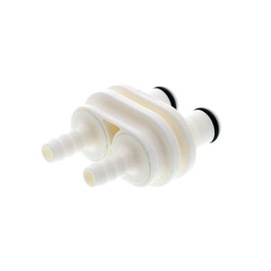 DPC22004 Non-Valved In-Line Hose Barb Coupling Insert 1/4 ID Barb