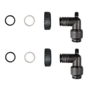 Clack WS1 V3007-15 John Guest 3/4" QC Elbow Assembly