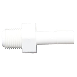 NeoFit - Polypropylene Natural White Stem Adapter 1/4" Stem x 1/8" NPTF