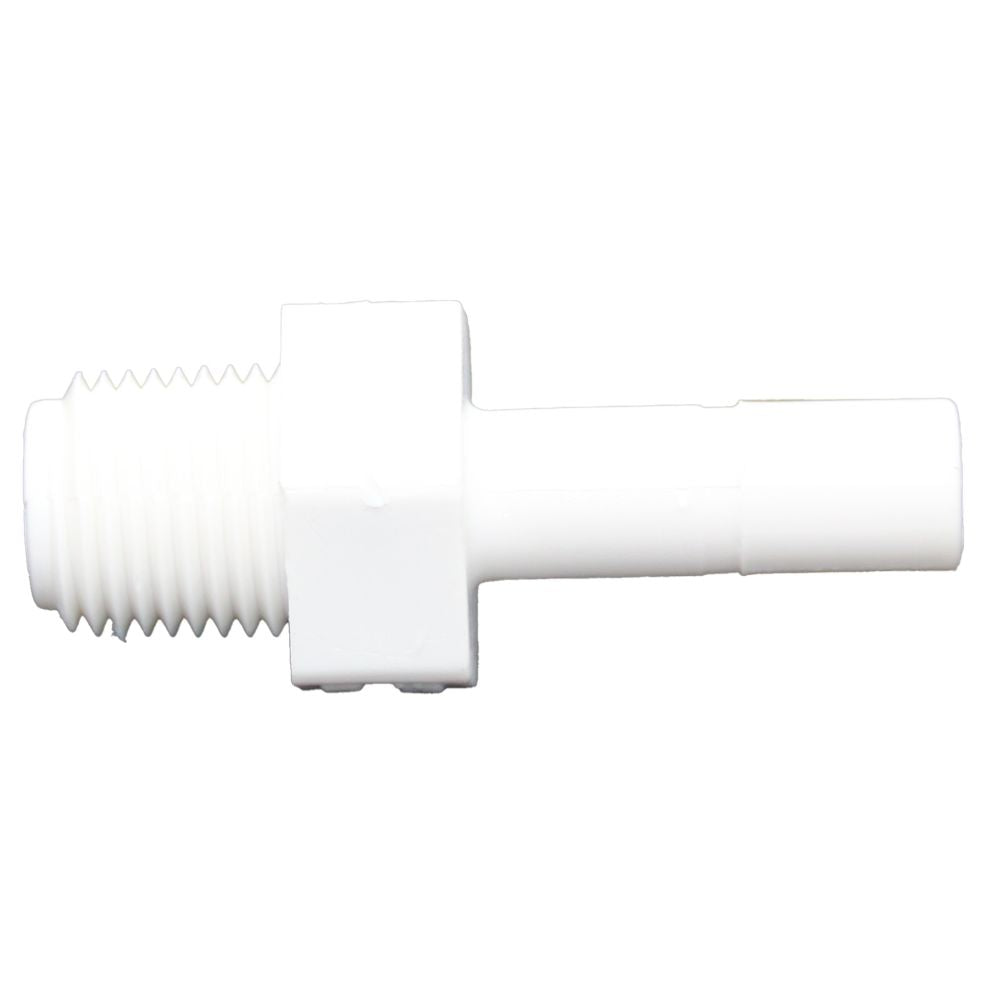 NeoFit - Polypropylene Natural White Stem Adapter 1/4" Stem x 1/8" NPTF