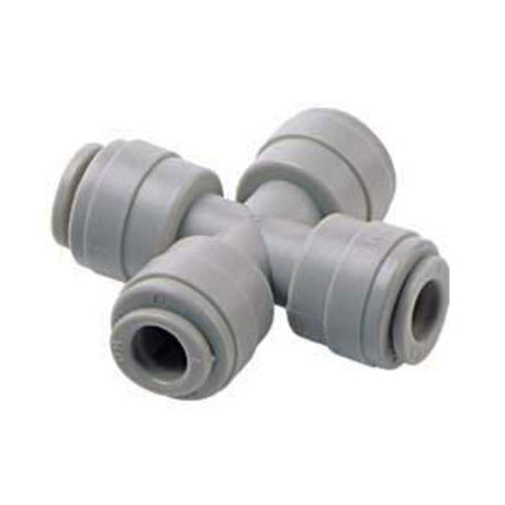 DMfit 4-Way Cross - 5/16 Push-In