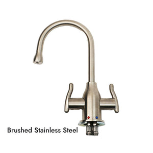 Mountain Plumbing MT1801-NL Contemporary Hot & Cold Water Dispenser w/ Wine Bottle Spout & Curved Handles