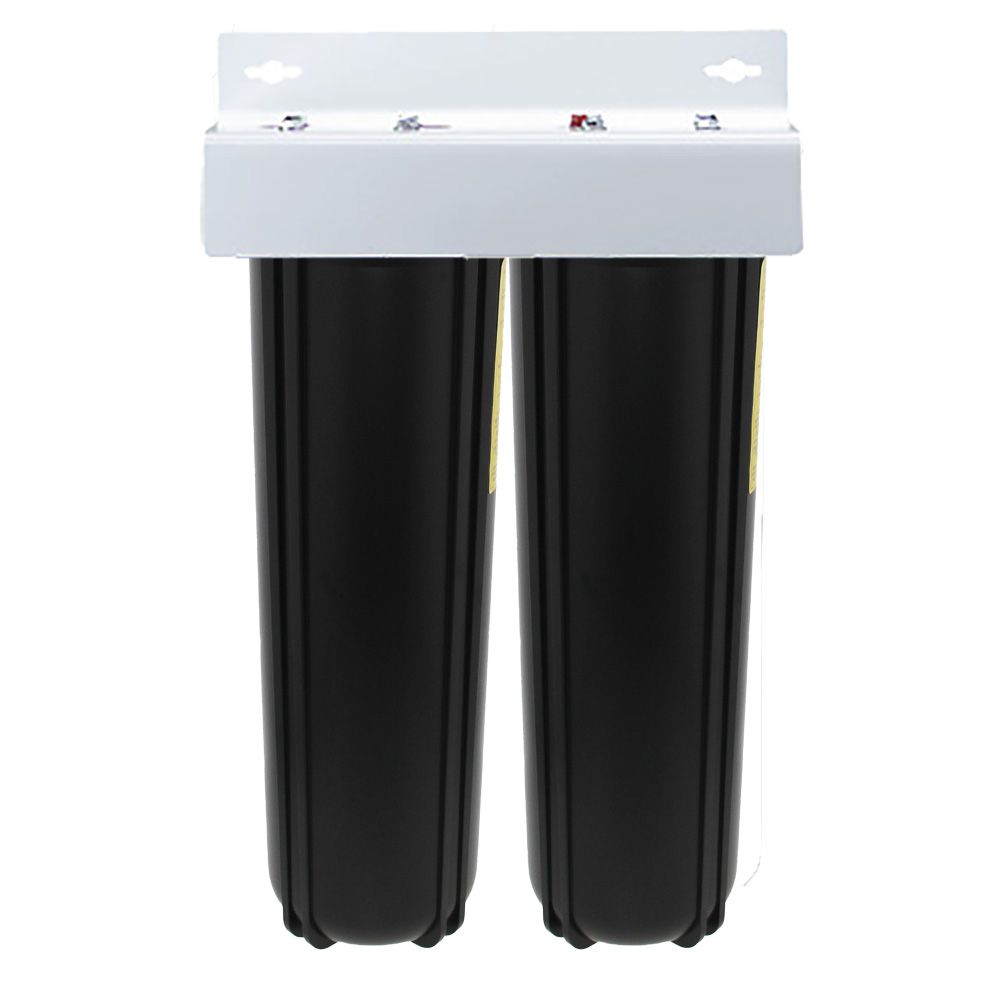 20" Big Flow Twin Series Plumbed Filter Housing DIY 1.5" FPT,All Products : American Fashion Style Bags On Sale