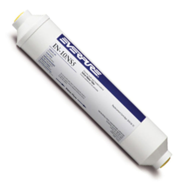 Everpure IN-10NS5 InLine 5 micron Carbon Block 2 x 10,  ¼ FPT [GS-10CB-5-B]