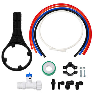 neoPure 4 Stage 25gpd RO System w/ .5µ CTOX, Perm Pump, Tank, Sani Kit, AG Faucet CH
