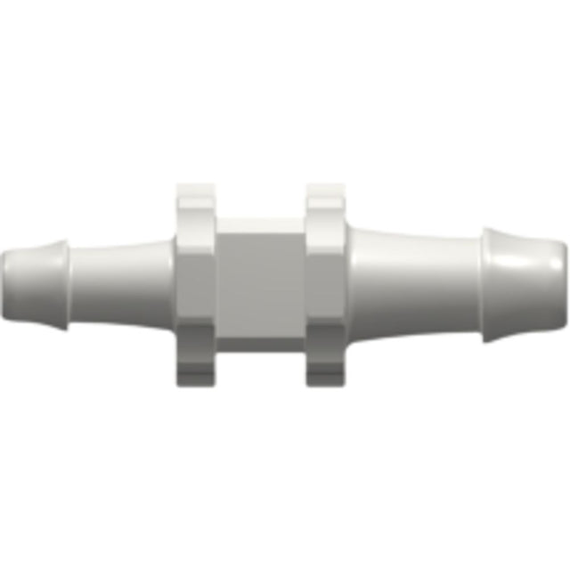 LinkTech Straight Through Reduction Tube Fitting with 500 Series Barbs, 1/8" [3.2 mm] and 3/32" [2.4 mm] ID