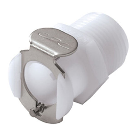 PLCD10006V Valved Male Thread Coupling Body 3/8 NPT FKM [Viton] O-ring