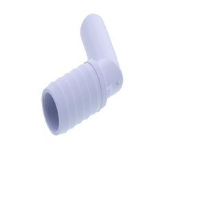 PushIn 45° ELBOW Barb Connector  - 1/2" ID Barb x 1/2" OD Stem