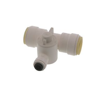 Watts AquaLock/SeaTech - Tee Valve Type 50 - 1/2 CTS x 1/2 CTS x 1/4 OD Branch