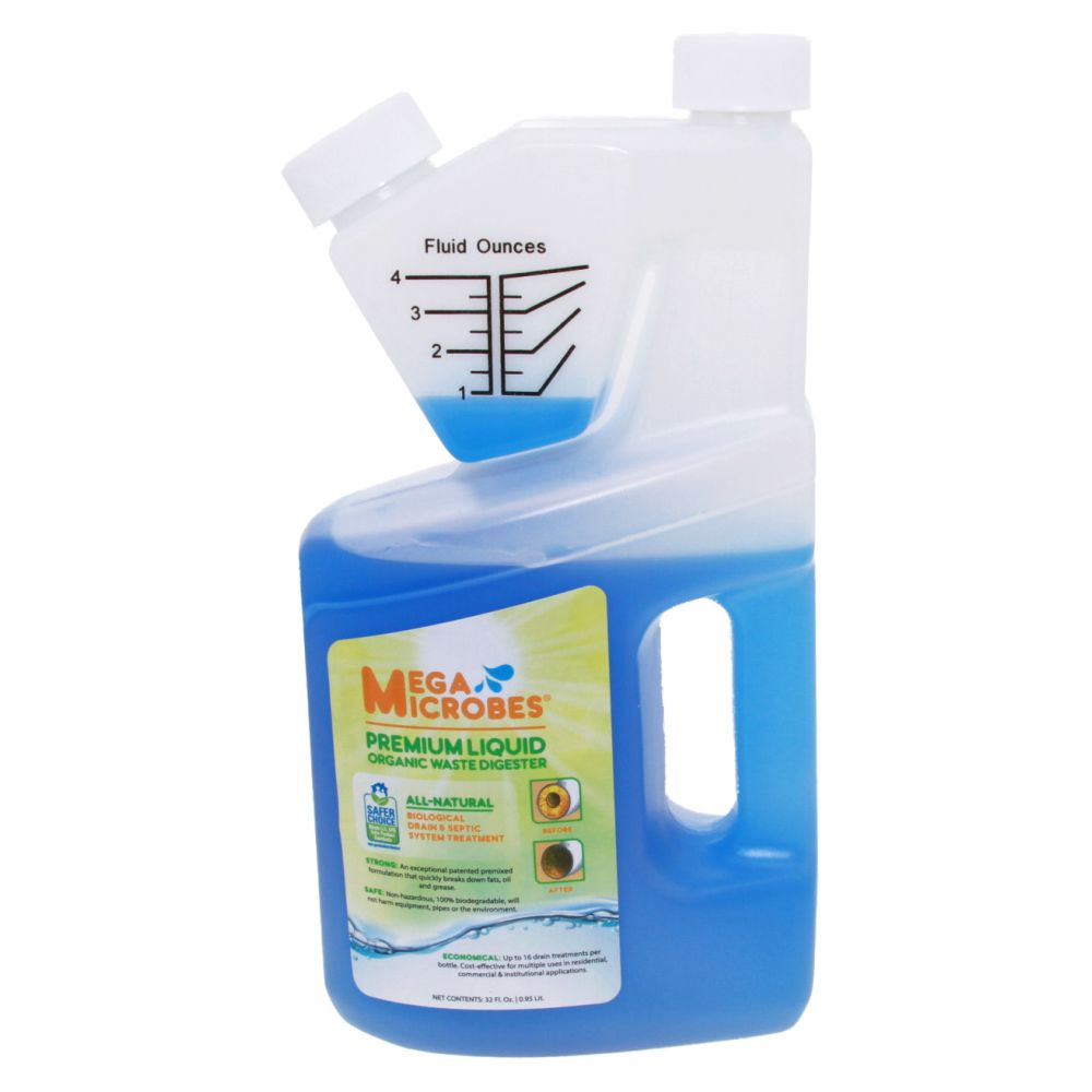 MegaMicrobes MML-32FL Liquid Premium Organic Waste Digester 32oz,New Products : American Fashion Style Bags On Sale