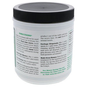 Bio-Clean® Drain Septic Waste Eliminator - 2lb Jar