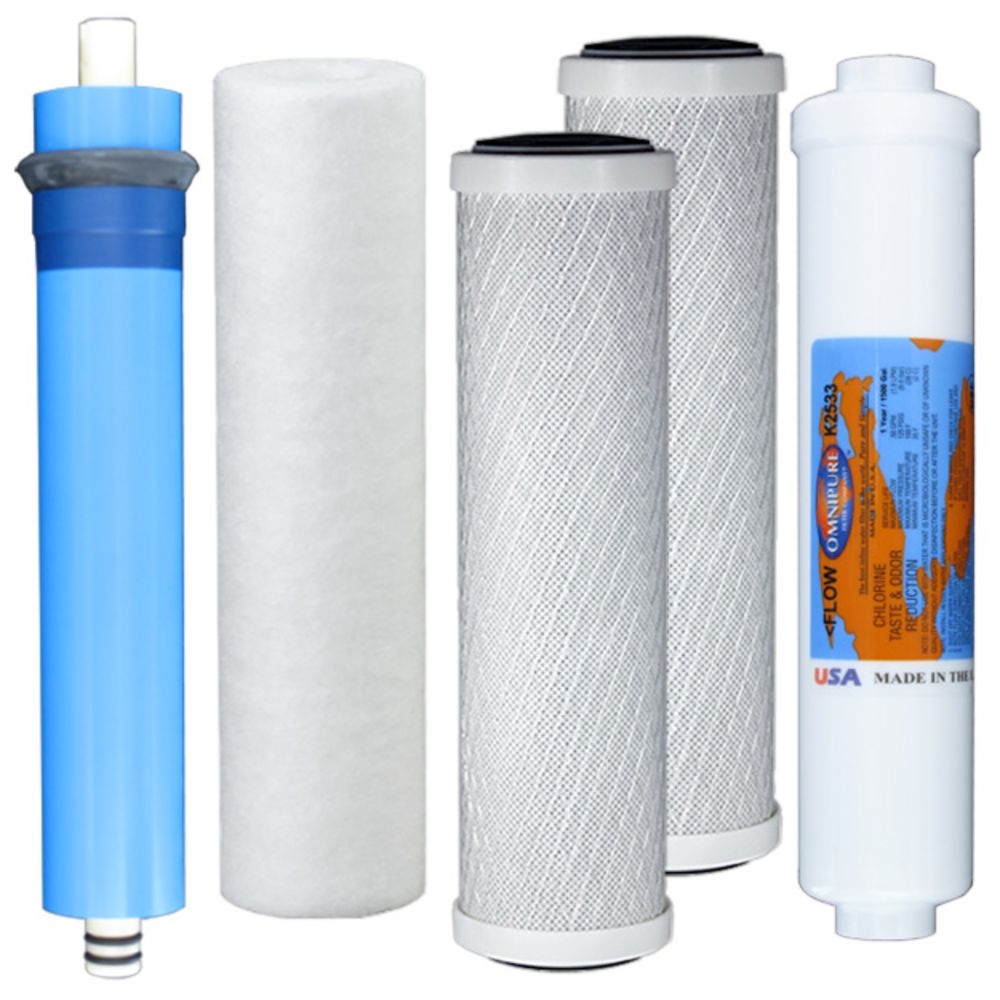 TGI-525 RO System Replacement Water Filter Kit