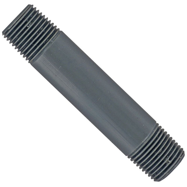 Schedule 80 PVC Nipple 1/2" MIP x 4-1/2"