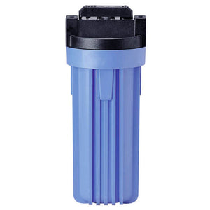 Pentek 150164 10" Standard Water Filter Housing Black/Blue VIH w/ PR - 3/4" FPT
