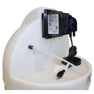 Stenner 30 Gallon Tank/ Low Dose Pump 25.1OZ/HR 5.5/80PSI 120V/60HZ 1/4" White