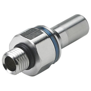 RPLQ4D46004BLU Rack and Panel Insert Straight Thread Port 1/4 SAE-04 Cool Blue