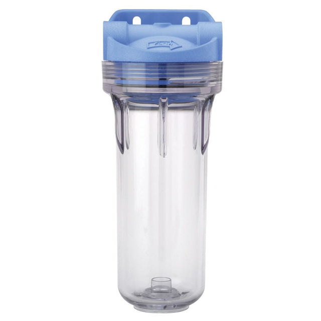 Pentek 150566 10" 3G Standard Filter Housing Blue/Clear IB w/ PR - 3/4" FPT