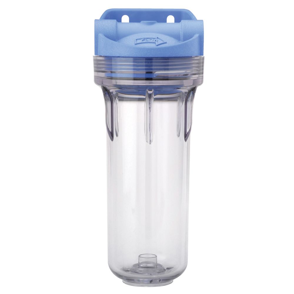 Pentek 150566 10" 3G Standard Filter Housing Blue/Clear IB w/ PR - 3/4" FPT