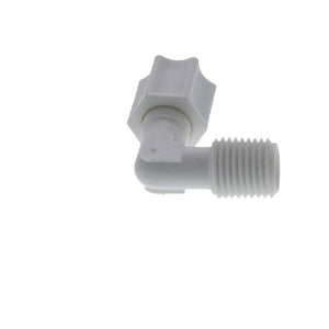 JACO 40-4-4-P-PG Polypropylene Male Elbow 1/4 OD Tube x 1/4 MPT