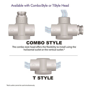 Rusco Chemically Resistant Spin Down Filter Combo Style 1-1/2" PE - 1000 Mesh [15 micron]